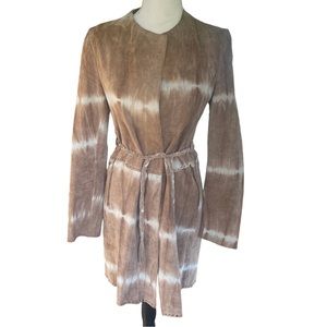 Suede bohemian jacket